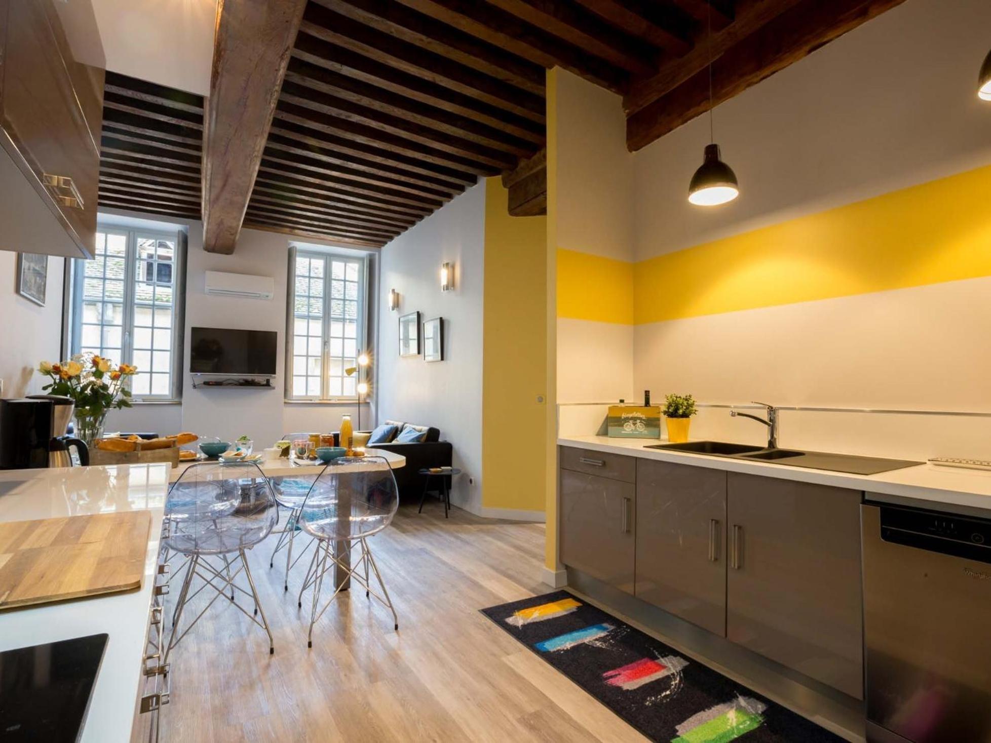 Residence Beaune Sweet Home, 4 Appartements D'Exception Avec Parking Inclus חדר תמונה